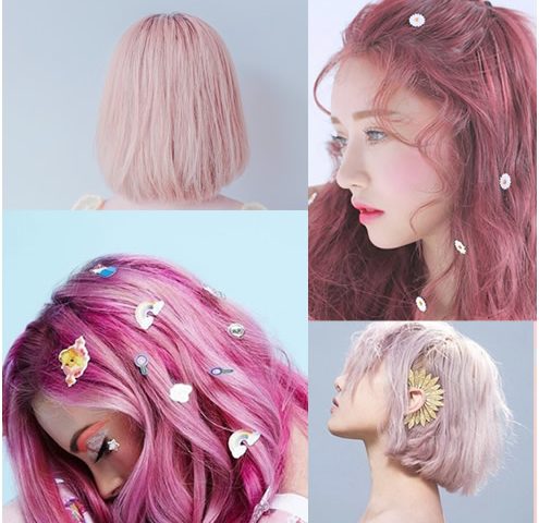 新鮮な髪色 ピンク 画像 最高の花の画像